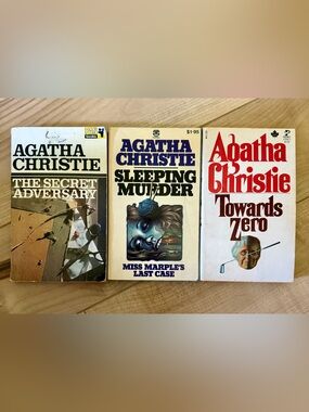 Vintage Agatha Christie paperback book bundle